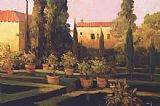 Philip Craig Canvas Paintings - Verona Garden